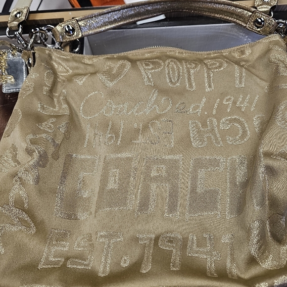 Coach Gold Poppy Bag - Picture 7 of 8